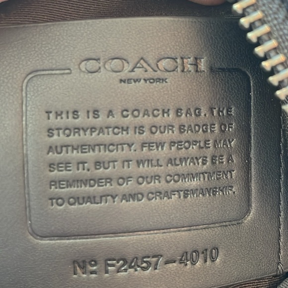 Coach Houston Flight Bag in Signature Canvas NWOT - Picture 8 of 11